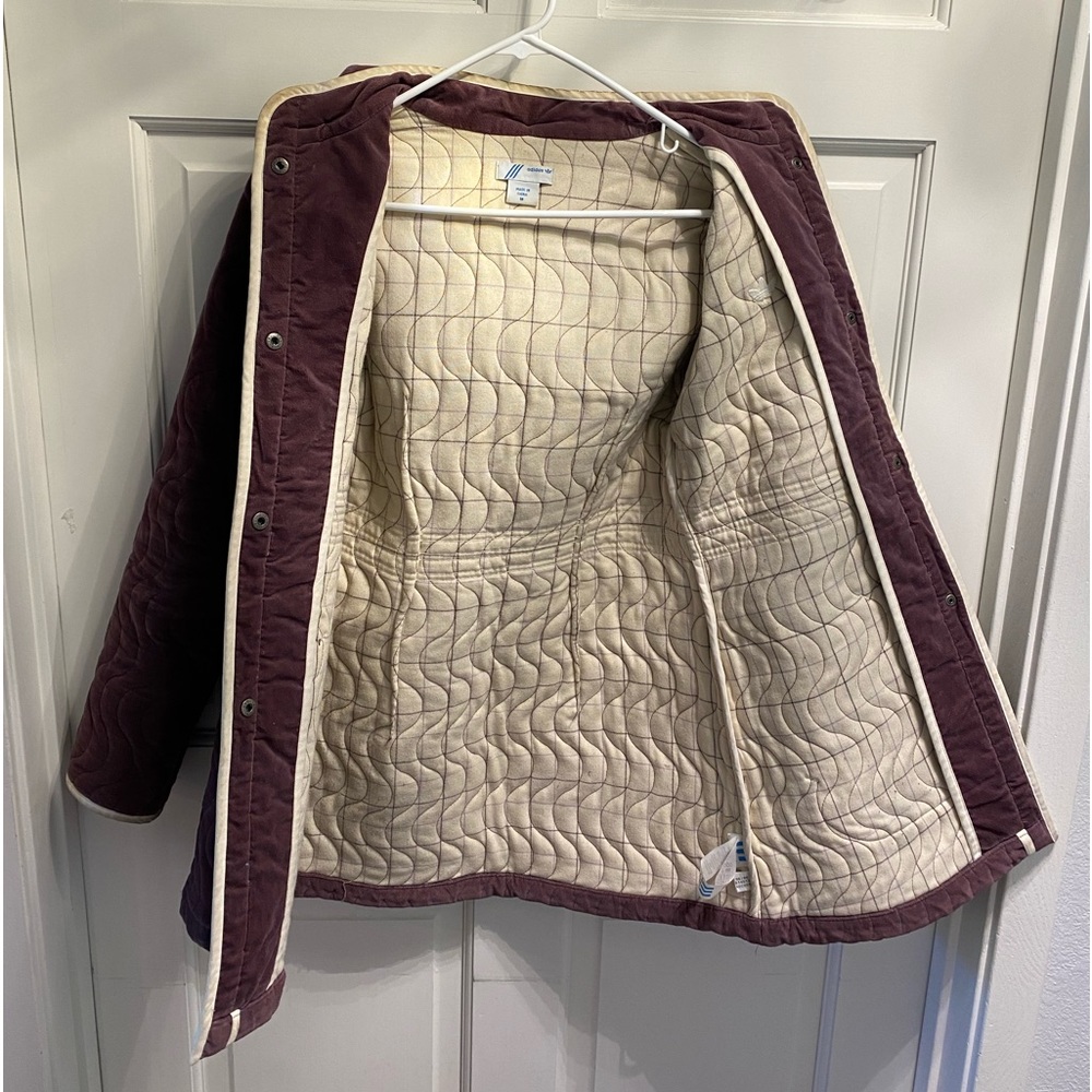 VINTAGE 90s Adidas Quilted Coat - Picture 3 of 5